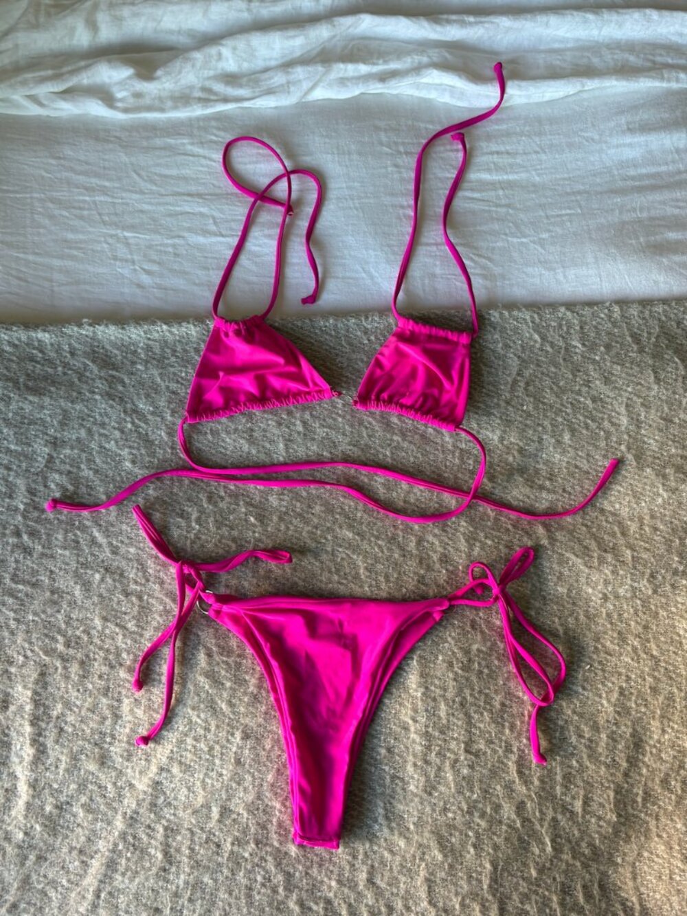 Pink Stringy Bikini